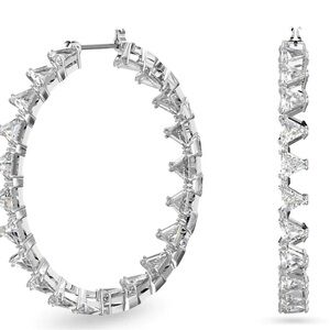 Swarovski hoop earrings